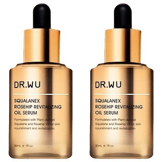 DR.WU 達爾膚 角鯊玫瑰果賦活精華油, 30ml, 2瓶