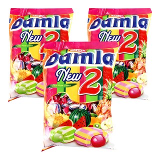 tayas 雙色什錦軟糖 熱帶水果口味, 1kg, 3袋