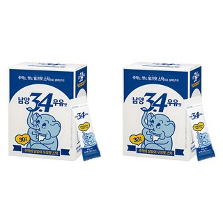 Namyang34 即溶奶粉隨身包, 17.2g, 30條, 2盒