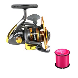 Hit Monster JS 10培林紡車式捲線器 附釣魚線, JS-1000, 顏色隨機