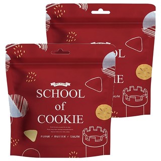 台灣優格餅乾學院 School of Cookie 巧克力奶酥餅乾 香濃酥脆 下午茶點心, 2包, 130g