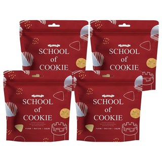 台灣優格餅乾學院 巧克力奶酥餅乾 酥脆口感 獨立包裝 美味隨時享, 4包, 130g