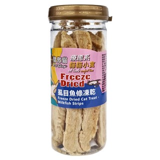 Cat Glory 驕傲貓 療癒系貓貓小食 虱目魚條凍乾, 60g, 1罐