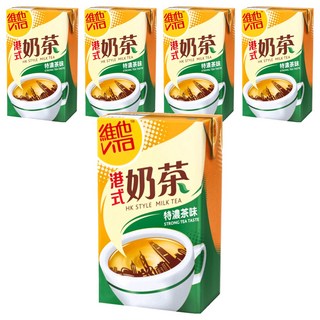 維他 港式奶茶 特濃茶味 飲品, 250ml, 5入