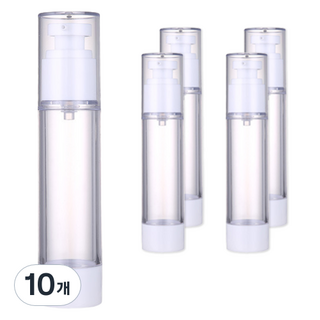 리빙헤븐 여행용 화장품 펌프 공병 50ml, 10개