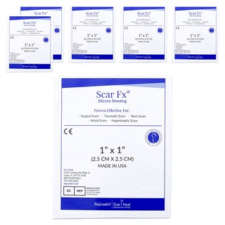 Rejuvaskin Scar Heal Scar Fx 疤痕護理矽膠片 2.5 x 2.5cm 10g, 6個