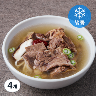 바른고기정육점 일품 갈비곰탕 (냉동), 1kg, 4개