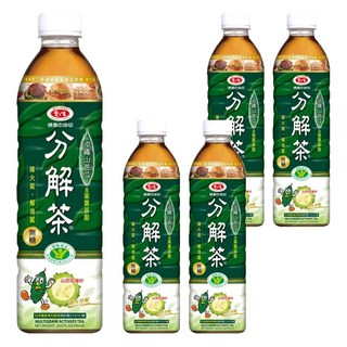 愛之味 健康油切分解茶, 590ml, 5瓶