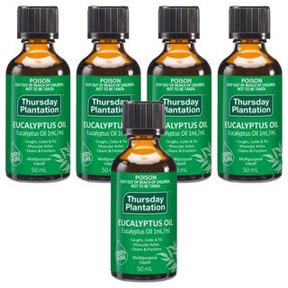 Thursday Plantation 星期四農莊 精油 尤加利, 50ml, 5瓶