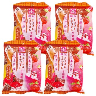 MORINAGA 森永 巧莓歐蕾牛奶糖, 風味絕佳 營養豐富, 90g, 4袋