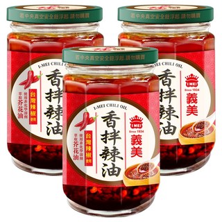 義美 香拌辣油, 230g, 3罐