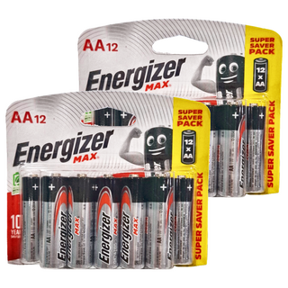 Energizer 勁量 台灣公司貨 鹼性3號電池, 12顆, 2組