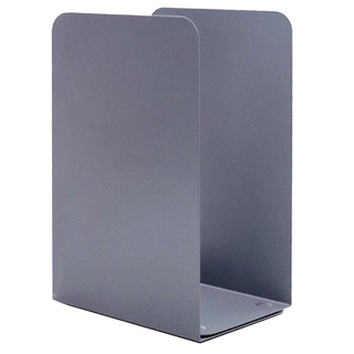 純色金屬L型書架 2個, 13.5 x 10 x 20cm, 灰色, 1組