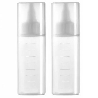 FaSoLa 多用途便攜式帶刻度擠壓瓶 Set, 透明款, 2個