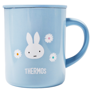 THERMOS 膳魔師 不銹鋼真空杯 JDG-350 藍色米菲兔 350ml, 1個