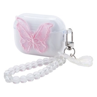 GOOSPERY 設計款 AirPods 保護殼 AirPods Pro 2, 水晶蝴蝶, 1個