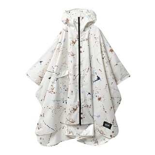 KiU 成人日常斗篷雨衣 319-294, 抽象潑墨