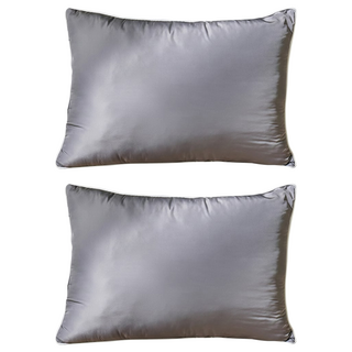 HUGUARD 超細纖維飯店級枕頭, 炭灰色, 2個