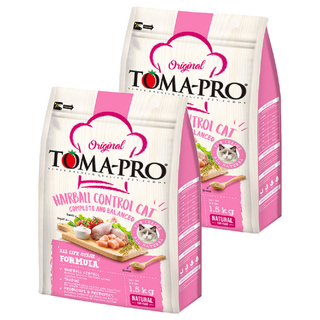 TOMA-PRO 優格 成幼貓 化毛高纖配方 乾飼料 全齡貓, 雞肉 + 米, 1.5kg, 2袋