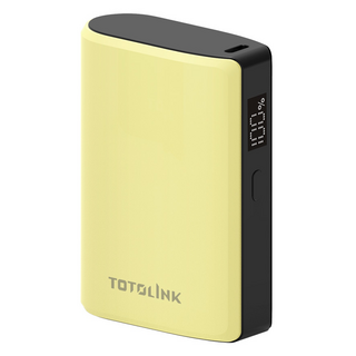TOTOLINK T10000 快充行動電源 PD 20W 9400mAh大電量 雙向快充, 晨黃色