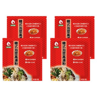 台塑餐飲 韓式泡菜高湯粉 香辣可口 小包裝, 20g, 4包