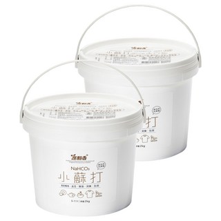 室翲香 小蘇打粉 天然礦物質成分 安全無毒 環保不刺激 食品用洗潔劑, 2kg, 2桶