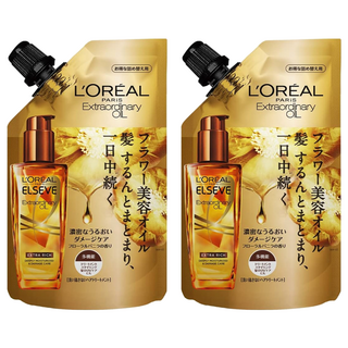 L'OREAL PARiS 巴黎萊雅 金緻護髮精油 補充包 90ml, 2包