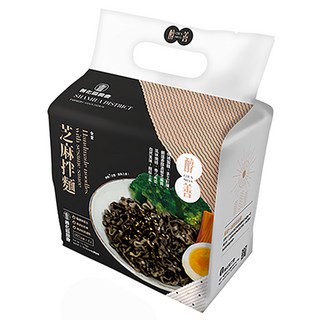 善化區農會 醇善芝麻拌麵 140g,4包，香濃芝麻醬，Q彈麵條，快速料理