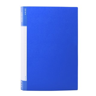 PP主色板資料簿 B4 40入, 藍色, 1本