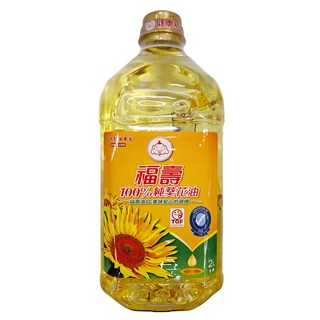 福壽實業 100%純葵花油, 2L, 1瓶