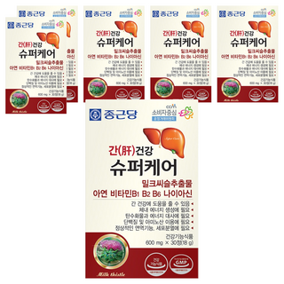 종근당건강 종근당 간건강 슈퍼케어, 30정, 6개