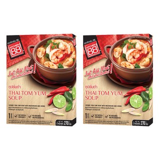 KITCHEN 88 泰式酸辣海鮮湯即食調理包 僅需加入肉類, 270g, 2盒