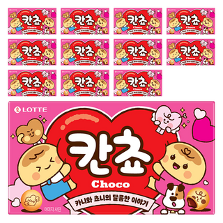 롯데웰푸드 칸쵸 초코, 54g, 12개