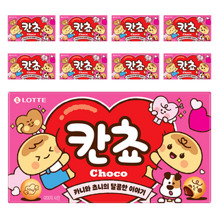 롯데웰푸드 칸쵸 초코, 54g, 9개