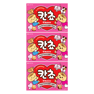 롯데웰푸드 칸쵸 초코, 196g, 3개