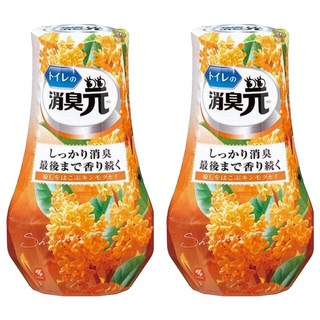 KOBAYASHI 小林製藥 消臭元 浴廁空氣芳香劑, 金木犀桂花香, 400ml, 2瓶