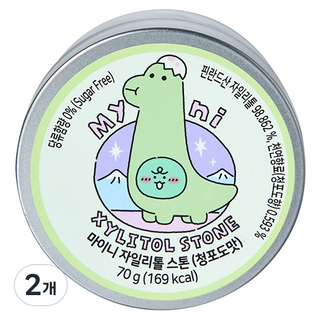 Myni 木糖醇石 青葡萄口味, 70g, 2個
