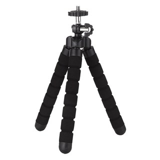 Claymore 三腳架 可彎曲 戶外可用 橡膠腳墊 球型雲台, 黑色, 1個