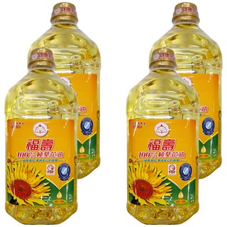 福壽實業 100%純葵花油, 2L, 4瓶