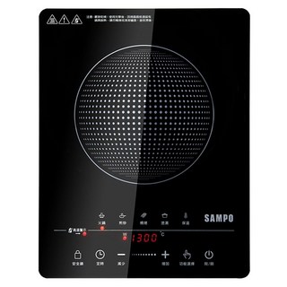 SAMPO 聲寶 微電腦不挑鍋觸控電陶爐 1口, KM-ZA13P, 自由站立