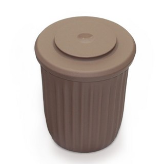 mommy's table 馬芬造型矽膠密封保鮮盒 熊熊棕, 1個, L(400ml)