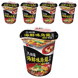 NONGSHIM 農心 天婦羅海鮮味 烏龍杯麵, 62g, 5入