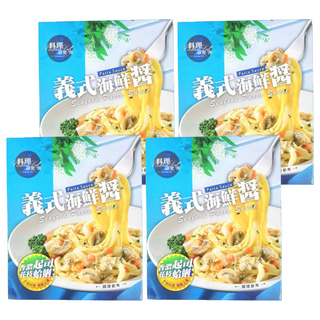 聯夏料理研究所 義式海鮮醬 Seafood Pasta Sauce, 140g, 4盒