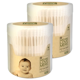 네이쳐러브메레 유아면봉, 200개입, 2개