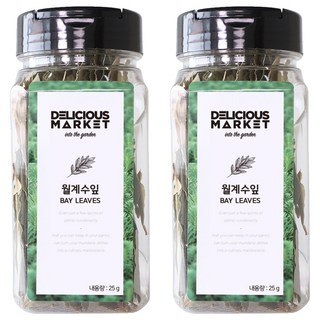 딜리셔스마켓 월계수잎 향신료, 25g, 2개
