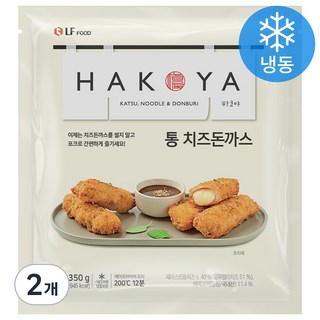 HAKOYA 통 치즈돈까스(냉동), 350g, 2개