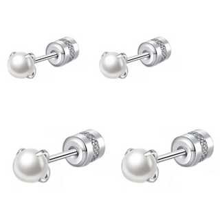 Brilliant Beauty 耀眼美人 鈦鋼鎖式耳環