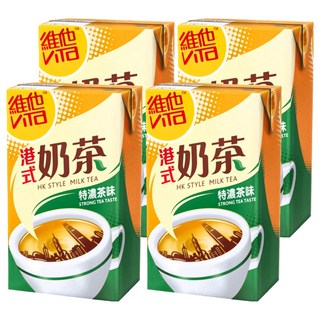 維他 港式奶茶 特濃茶味 飲品, 250ml, 4入