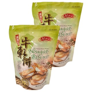 三叔公 牛軋餅 原味, 台灣名產, 140g, 2包
