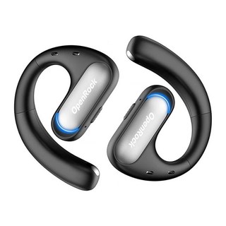 OPENROCK PRO藍牙耳機 耳掛式無線運動耳機 藍牙5.2 IPX5防水, 黑色, 1個